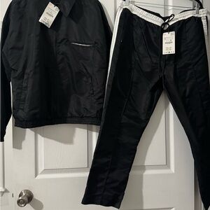 Zara Black and White Track Suit
